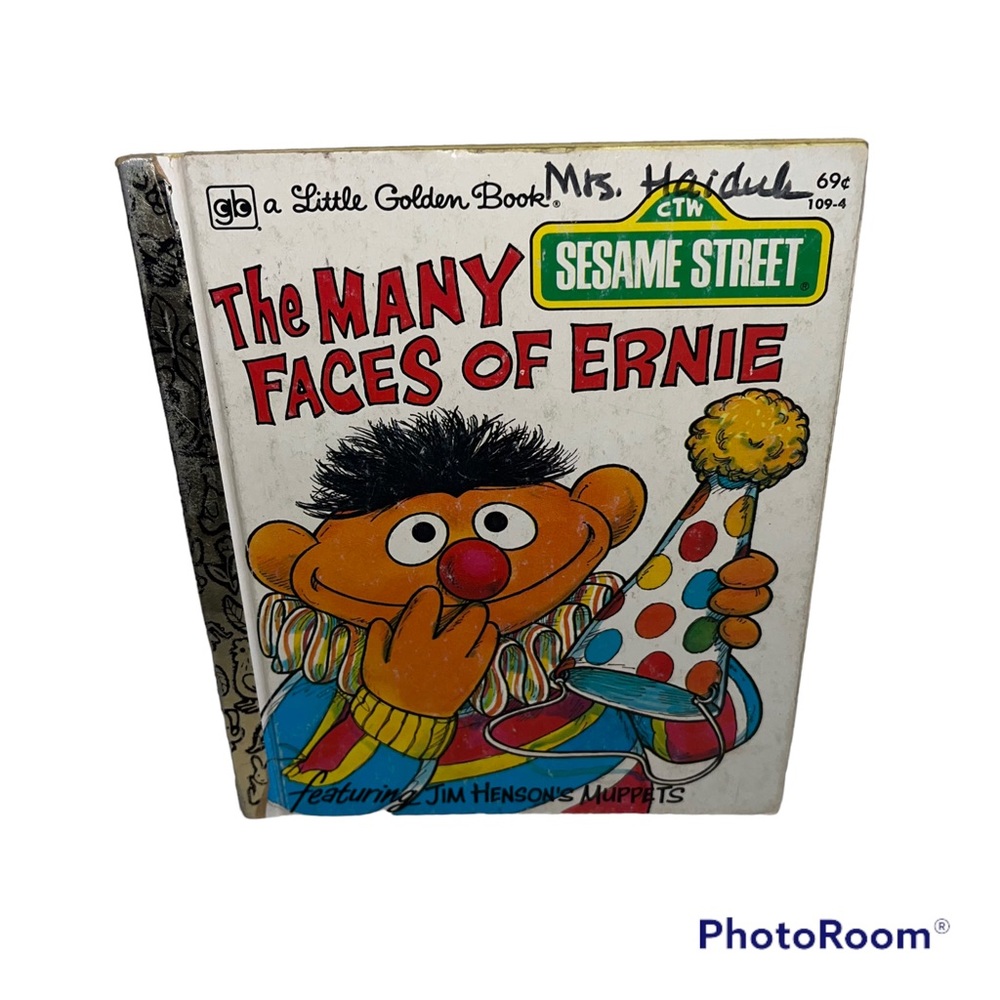 The Many Faces of Ernie Sesame Street a Little Golden Book - Picture 1 of 7